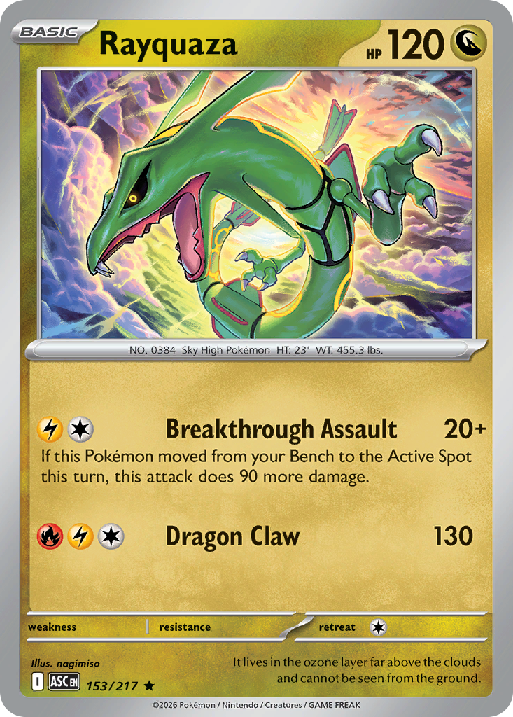 Rayquaza - 153/217 - EN