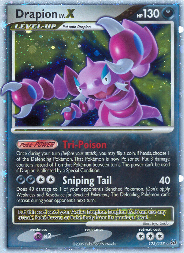 Drapion LV.X - 123/127 - EN Drapion LV.X - 123/127 - EN
