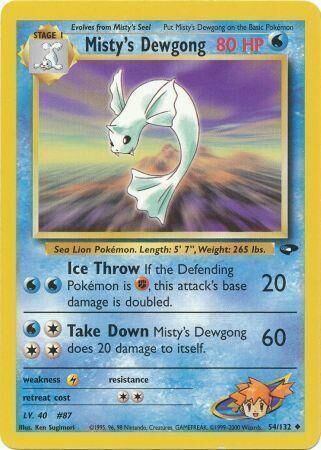 Misty’s Dewgong - 54/132 - Unlimited - EN