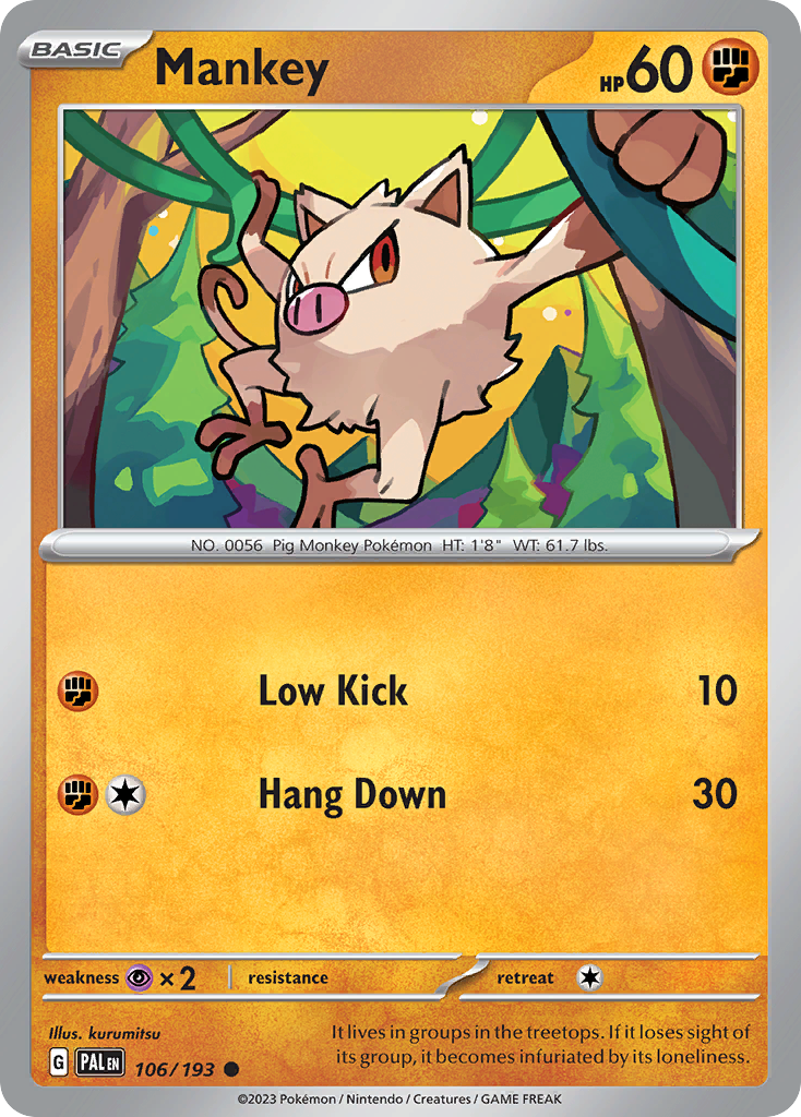 Mankey - 106/193 - EN Mankey - 106/193 - EN