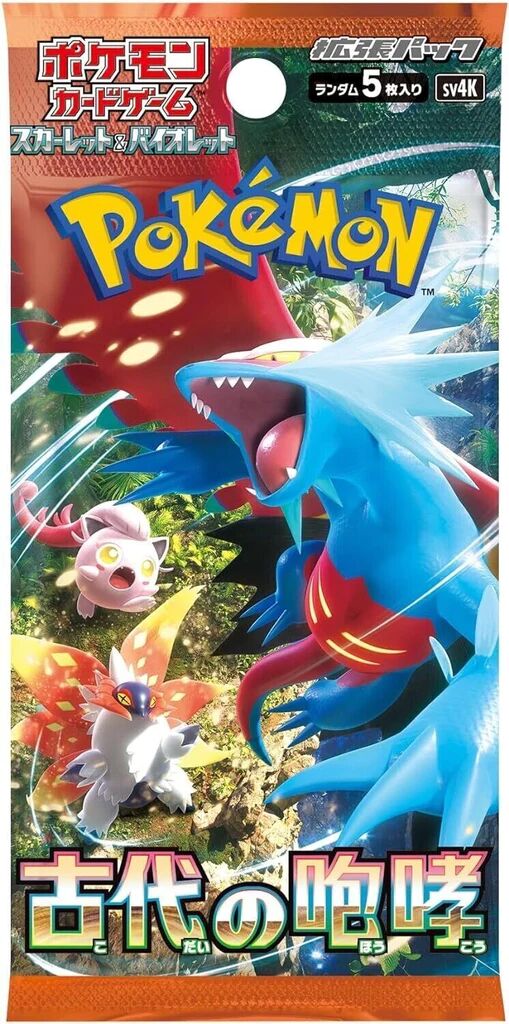 Pokémon Scarlet & Violet Ancient Roar (sv4K) Booster - JPN