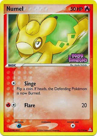 Numel - 72/110 - Reverse Holo - EN Numel - 72/110 - Reverse Holo - EN