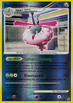 Burmadame - 43/132 - Reverse Holo - Pokémon TCG - Near Mint - DE