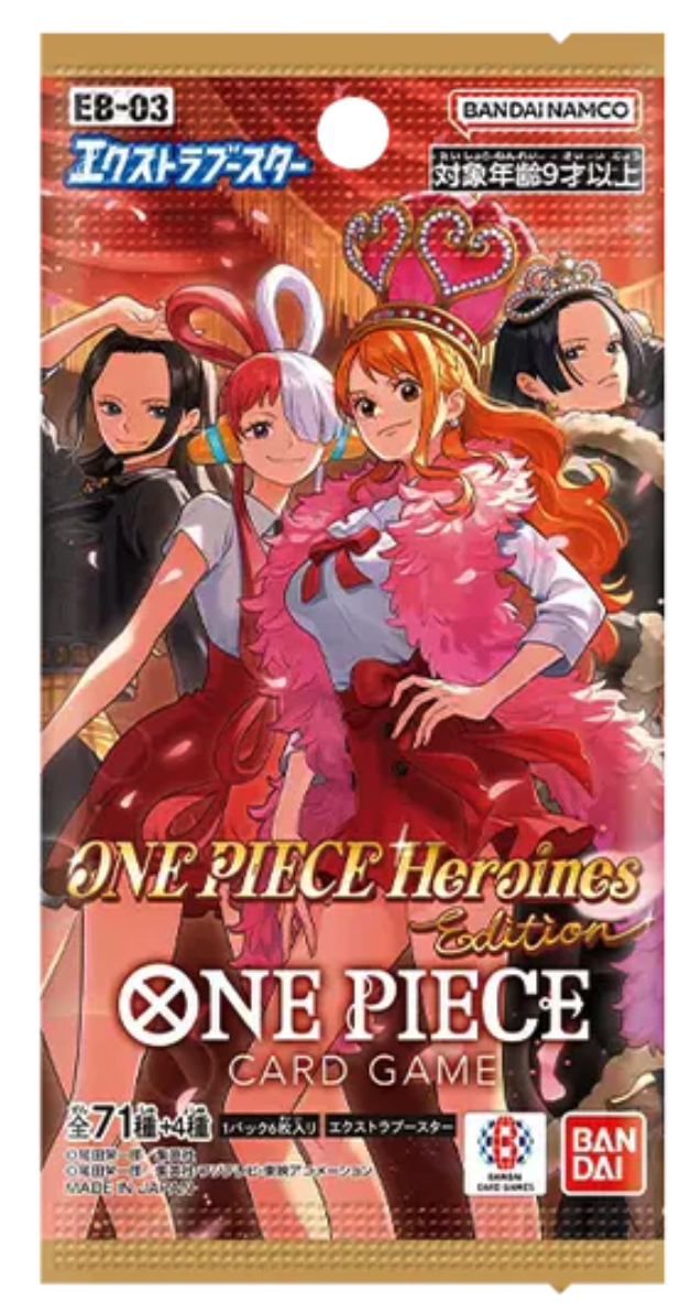 ONE PIECE Heroines Edition Booster Pack EB-03 - One Piece Card Game - JP ONE PIECE Heroines Edition Booster Pack EB-03 - One Piece Card Game - JP