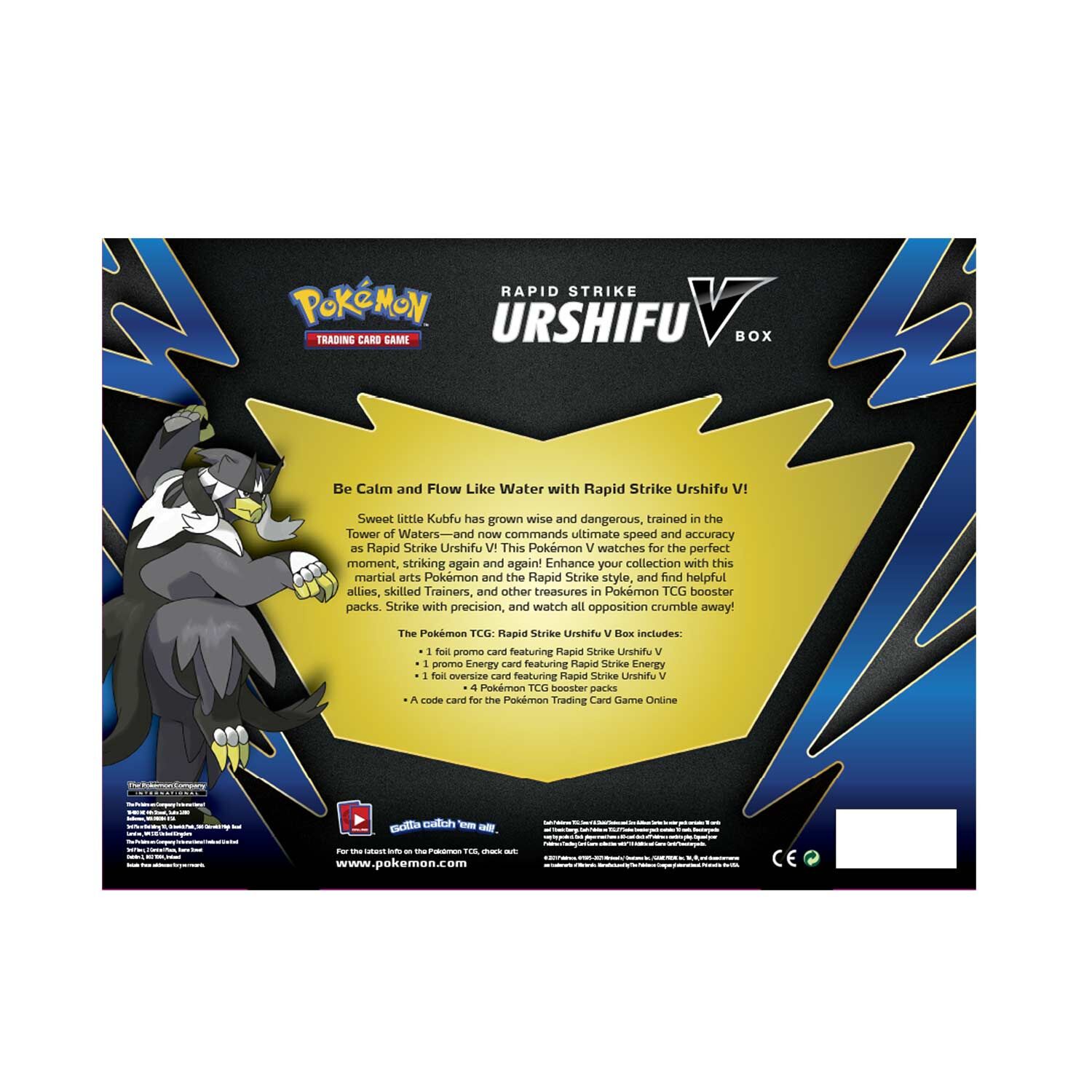 Pokémon Rapid Strike Urshifu V Collection Box - EN