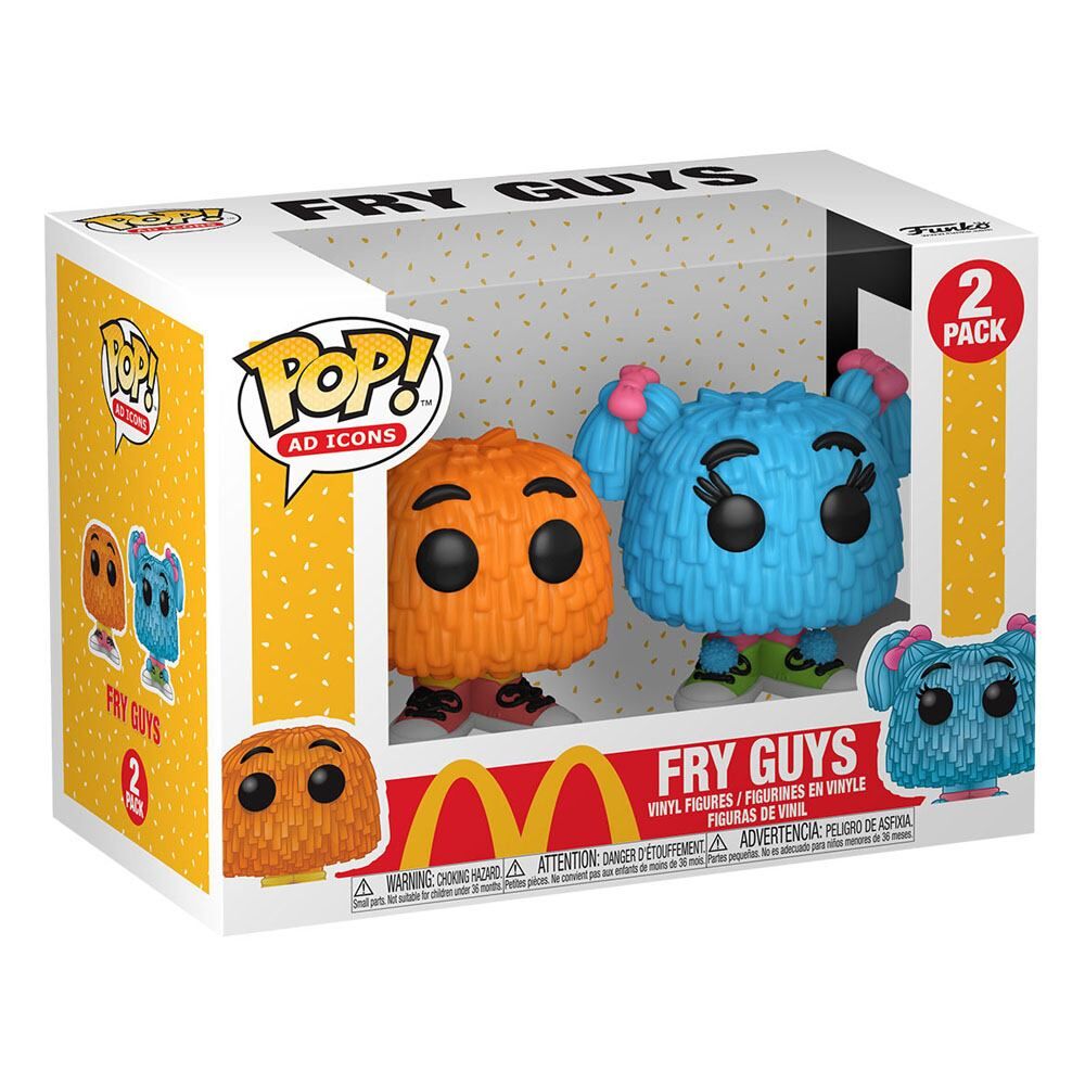 McDonald's POP! Ad Icons Vinyl Figuren 2er-Pack Fry Guy 5 cm