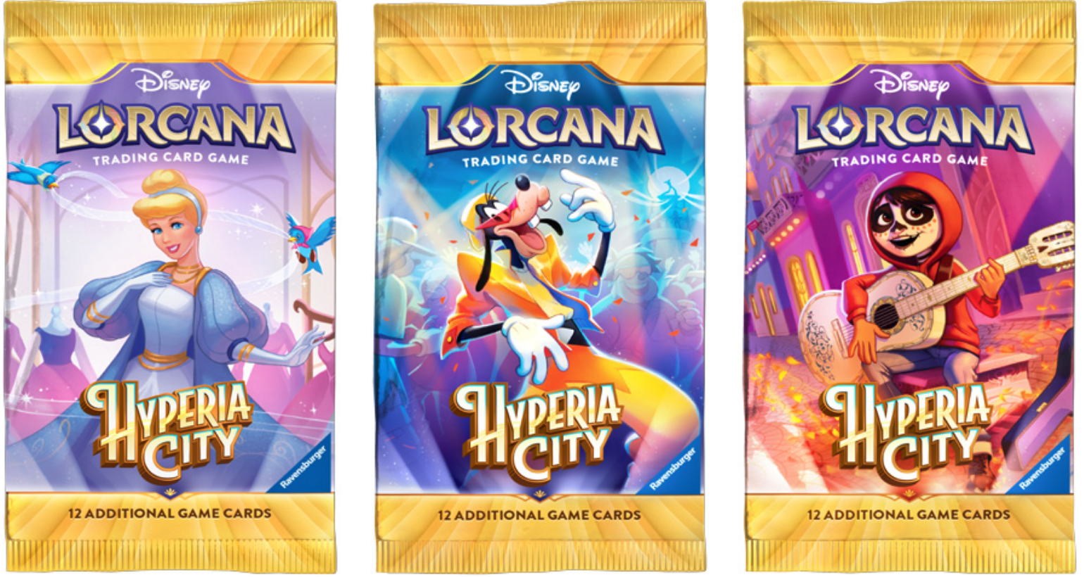Disney Lorcana 14: Hyperia City - 1 Random Booster Pack - EN
