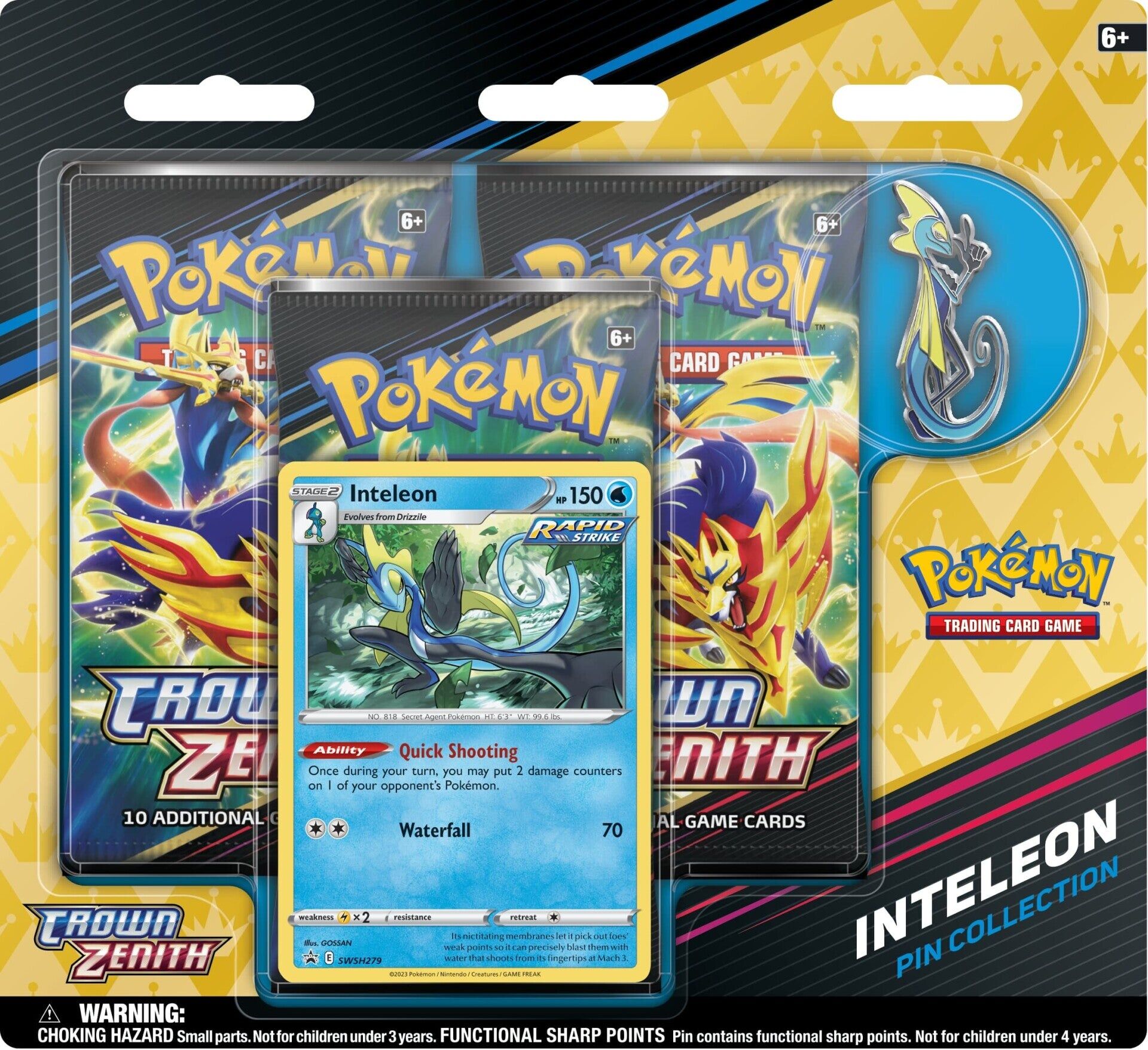 pokemon-sword-shield-crown-zenith-inteleon-pin-collection-en Pokémon Sword & Shield Crown Zenith Inteleon Pin Collection - EN