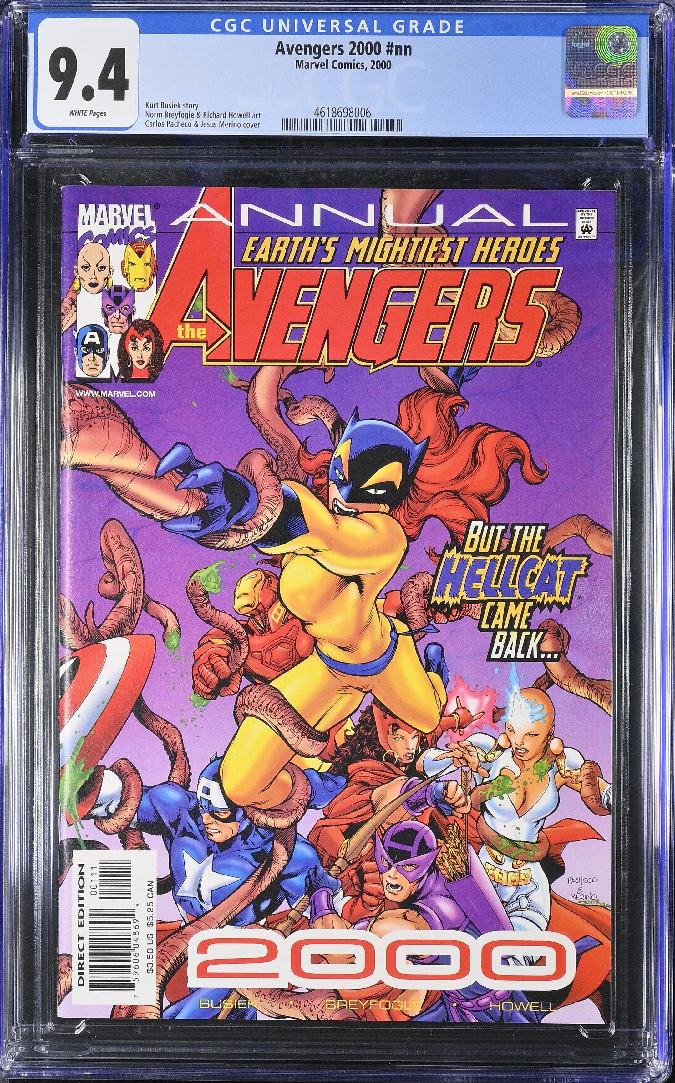Avengers 2000 Issue nn - CGC 9.4 Avengers 2000 Issue nn - CGC 9.4