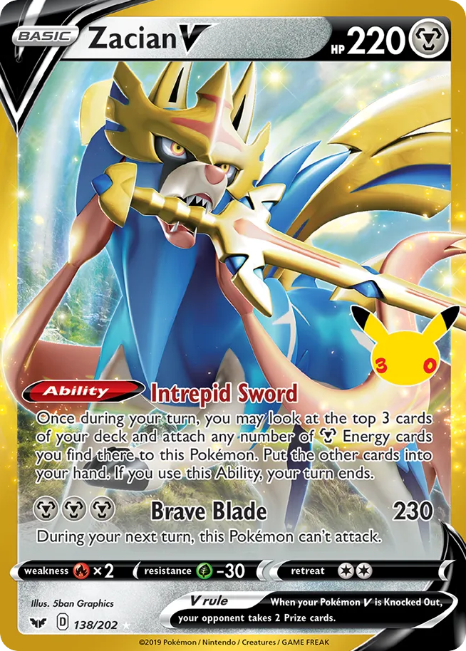 Zacian V - 138/202 - EN