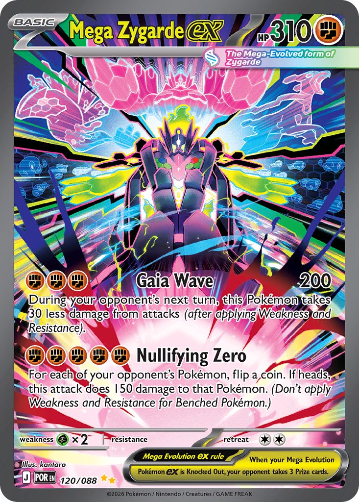 Mega Zygarde ex - 120/088 - EN