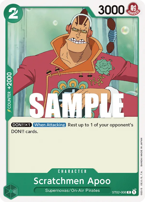 Scratchmen Apoo - ST02-008 Scratchmen Apoo - ST02-008