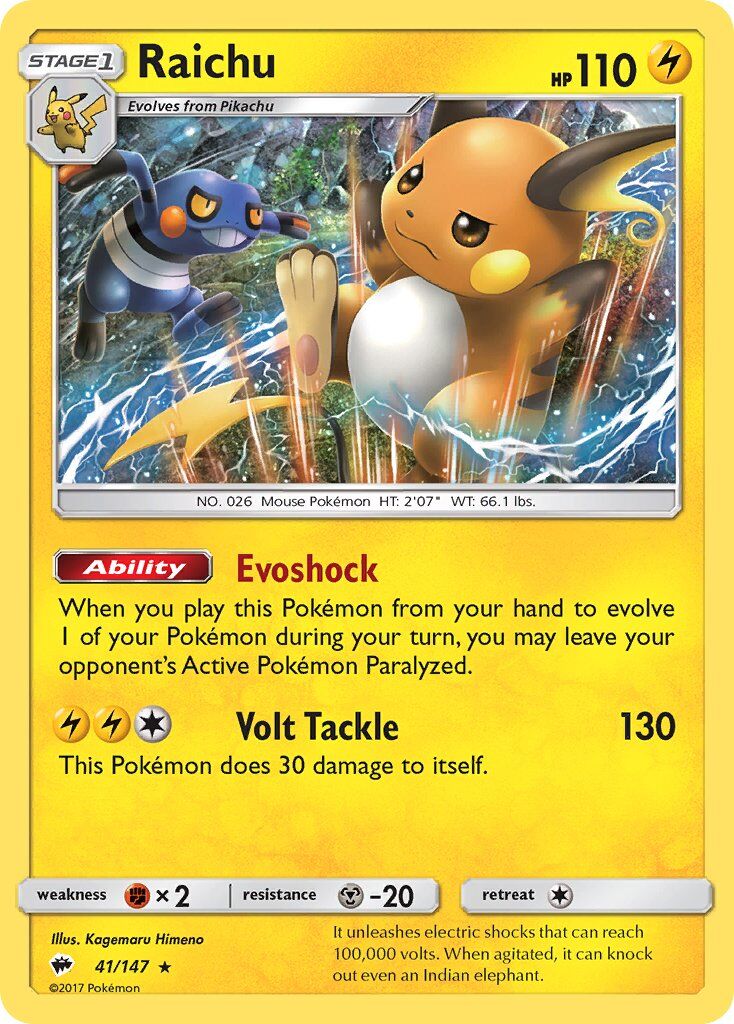 Raichu - 41/147 - EN Raichu - 41/147 - EN