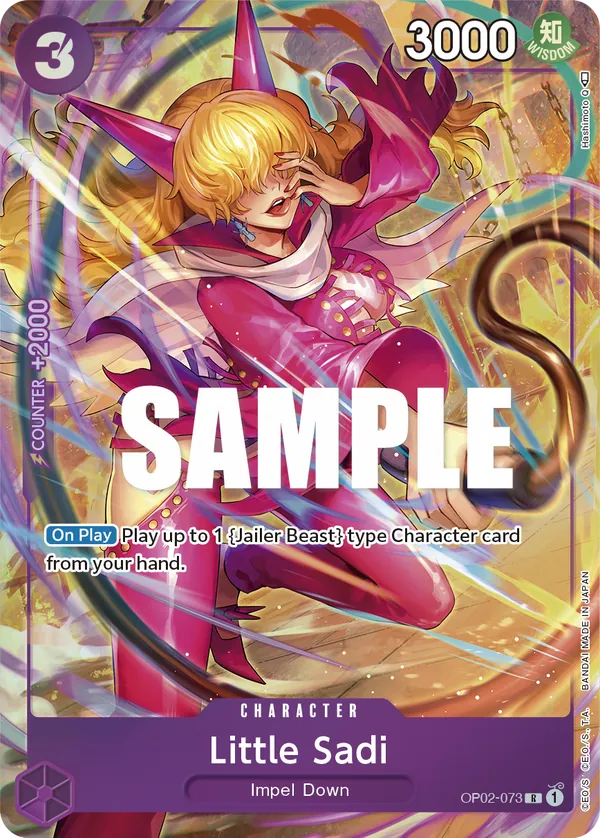 Little Sadi - OP02-073 - Alternate Art Little Sadi - OP02-073 - Alternate Art