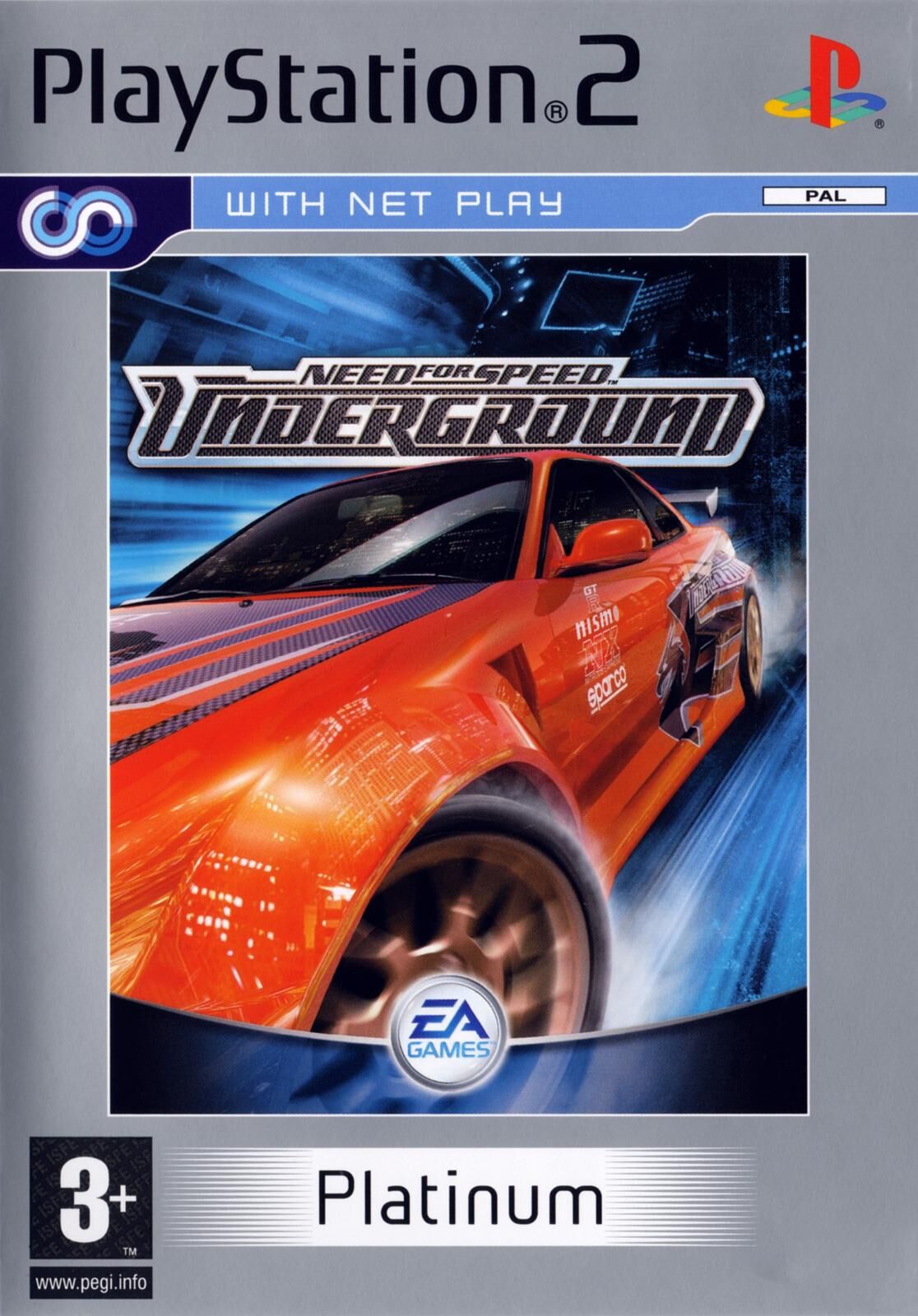 Need for Speed Underground [Platinum] - OVP - PS2 - EN