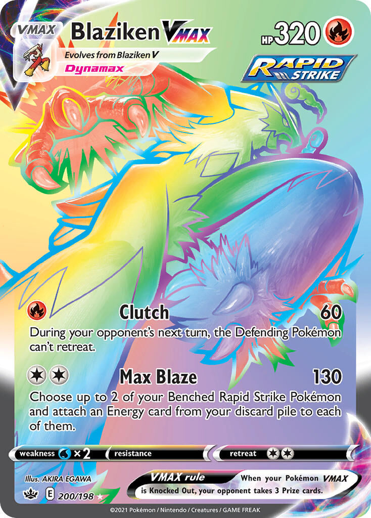 Blaziken VMAX - 200/198 - EN Blaziken VMAX - 200/198 - EN