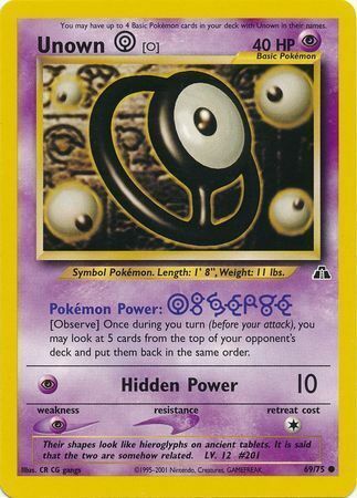 Unown O - 69/75 - Unlimited - EN
