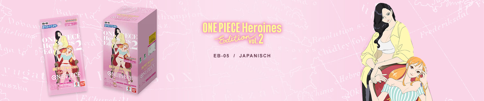 One Piece EB05 Heroines Edition Vol.2 japanische Booster und Displays