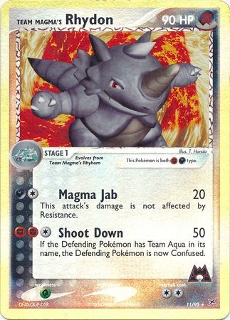 Team Magma’s Rhydon - 11/97 - Reverse Holo - EN Team Magma’s Rhydon - 11/97 - Reverse Holo - EN