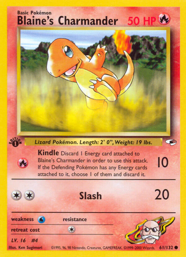 Blaine’s Charmander - 61/132 - EN