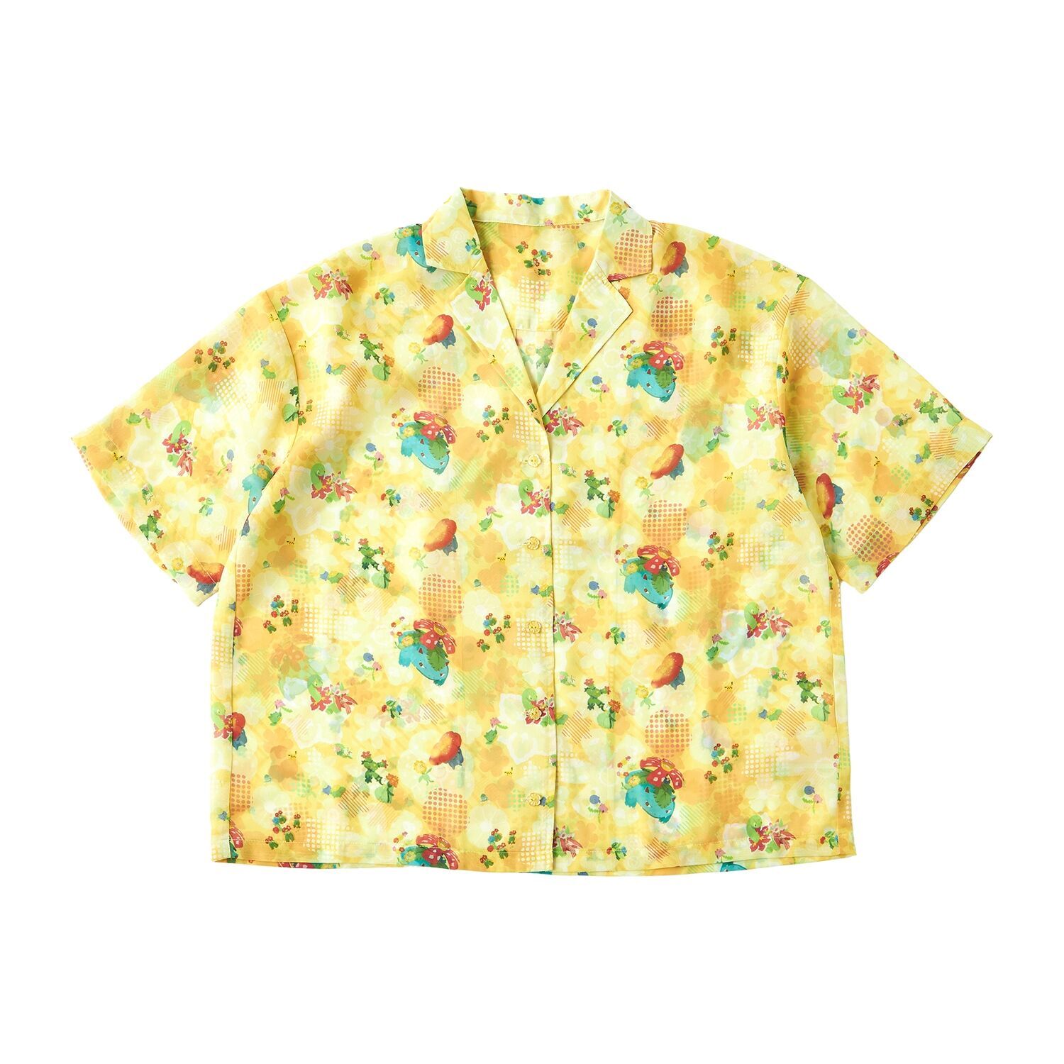 Midarezaki Sheer Open-Collar Shirt