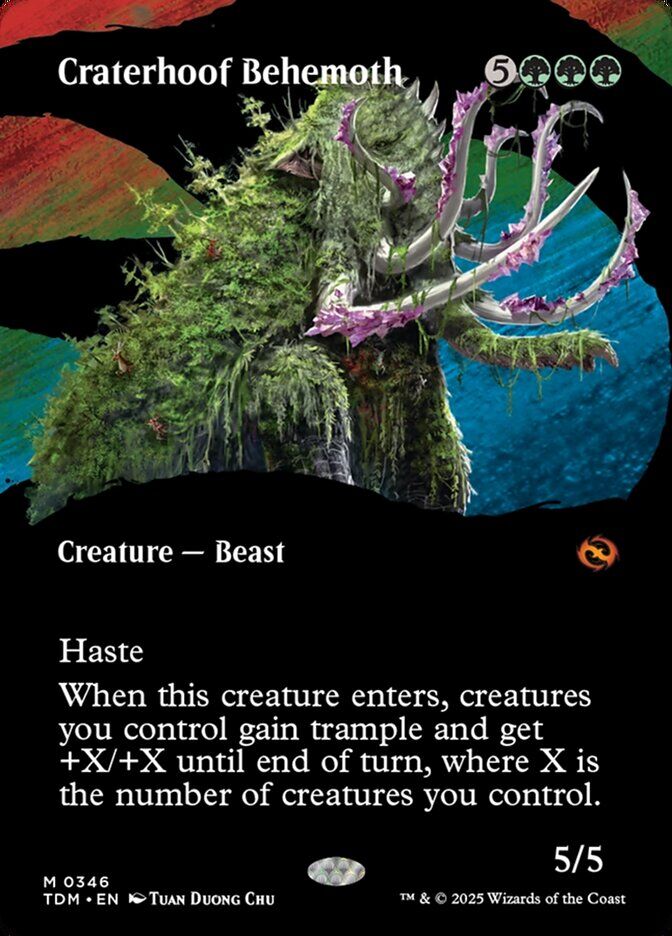 Craterhoof Behemoth - TDM 346 - Normal - EN - NM