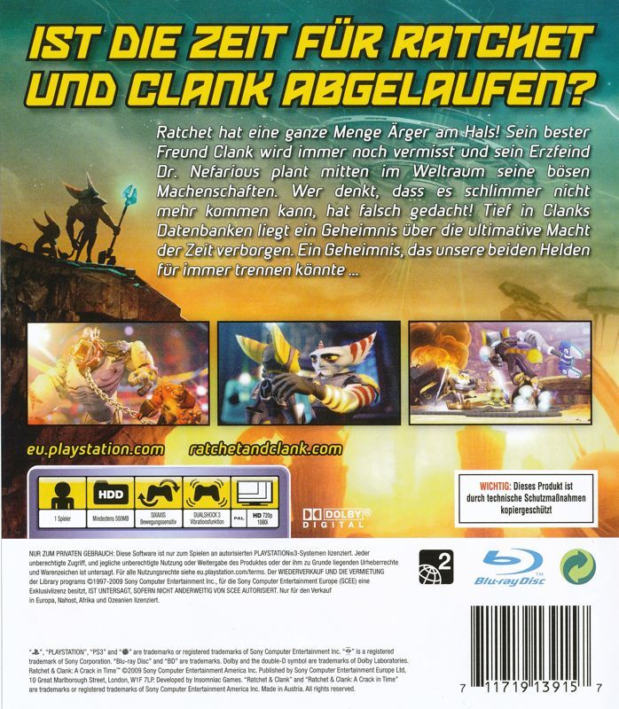 Ratchet & Clank - A Crack in Time - PS3