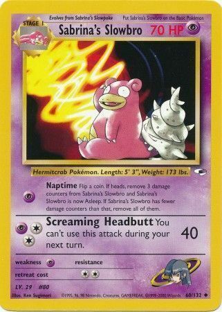 Sabrina’s Slowbro - 60/132 - Unlimited - EN