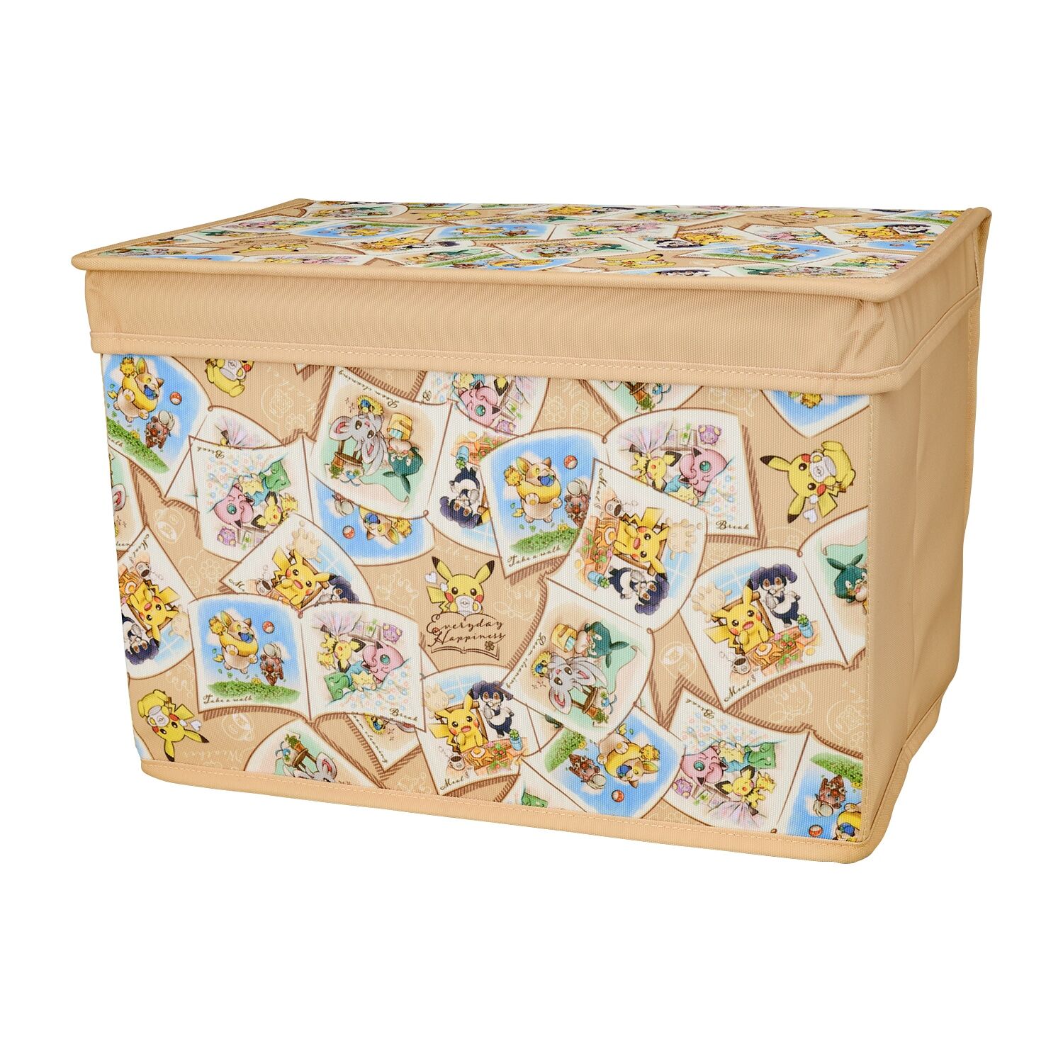 4521329362212_l Pokemon Center Original Pikachu Storage Box Everyday Happiness (25 × 38 × 25 cm)