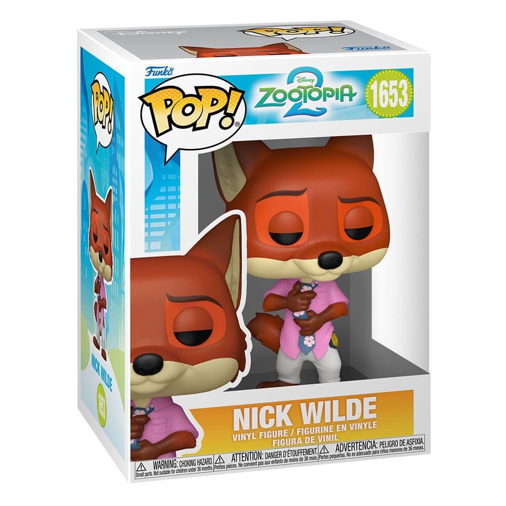 ZOOTOPIA 2 POP! #1653 Movies Vinyl Figur Nick Wilde - 9 cm ZOOTOPIA 2 POP! #1653 Movies Vinyl Figur Nick Wilde - 9 cm