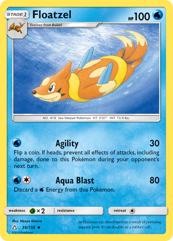 Floatzel - 36/156 - EN
