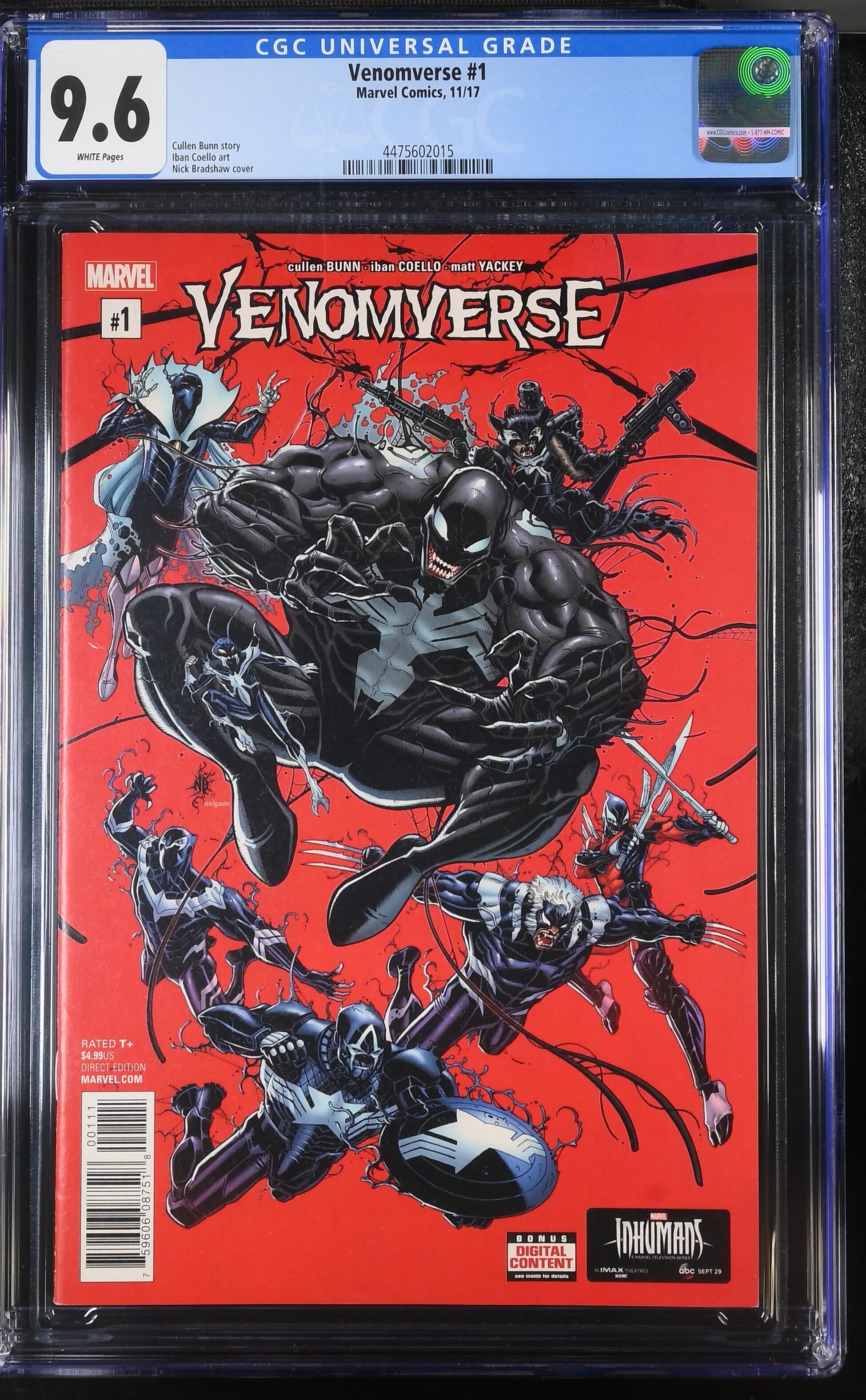 Venomverse #1 CGC 9.6 Venomverse #1 CGC 9.6