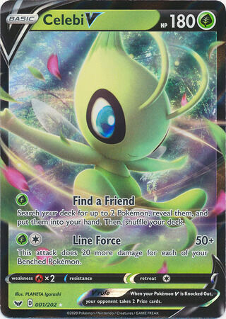celebi-v-pok-mon-tcg Celebi V 001/202 - Pokémon TCG