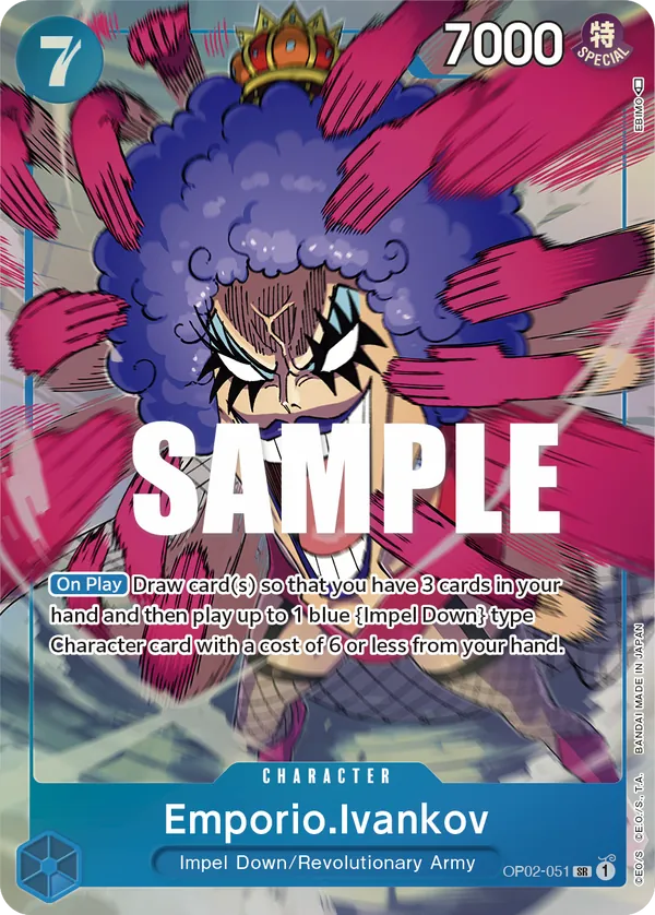 Emporio.Ivankov - OP02-051 - Alternate Art - JP