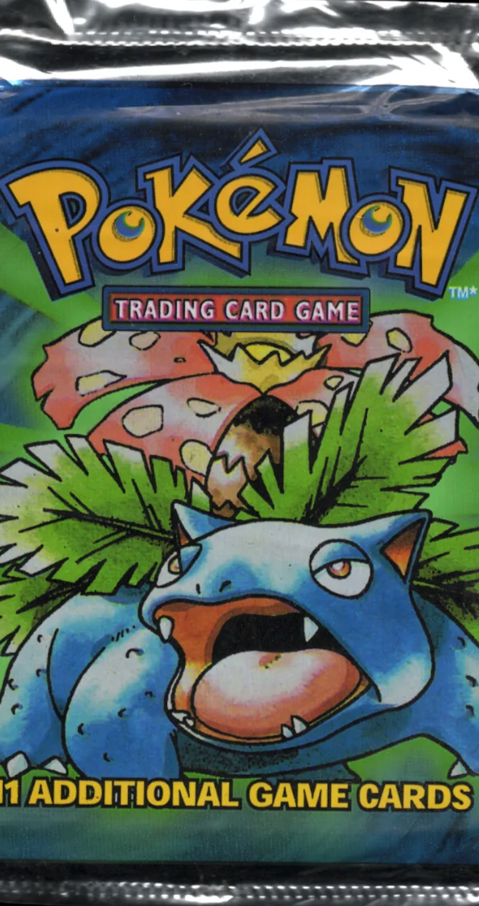 Pokémon Base Set Booster Venusaur Art Sealed 1999 - EN Pokémon Base Set Booster Venusaur Art Sealed 1999 - EN