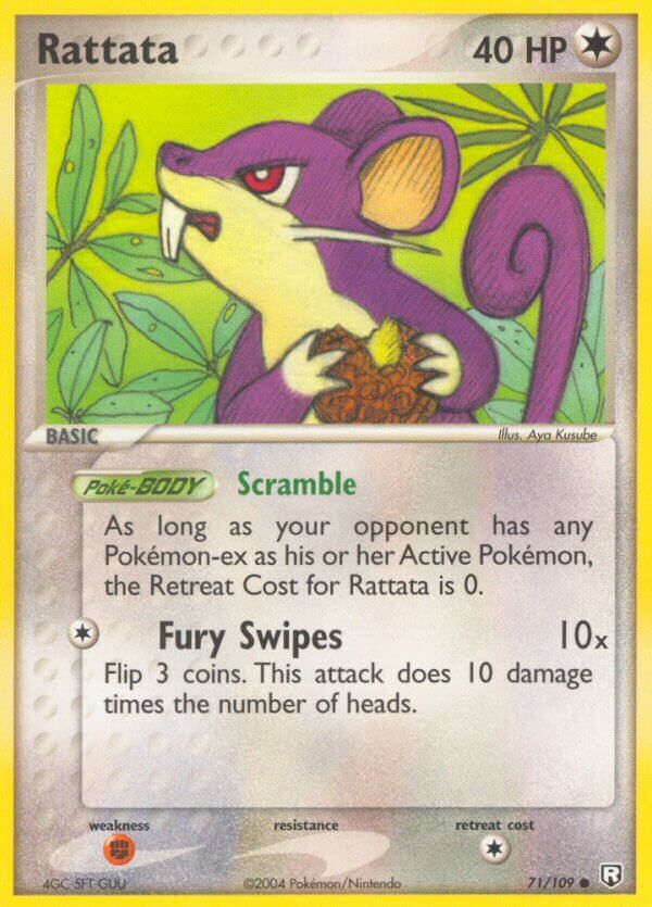 Rattata - 71/109 - Reverse Holo - EN Rattata - 71/109 - Reverse Holo - EN
