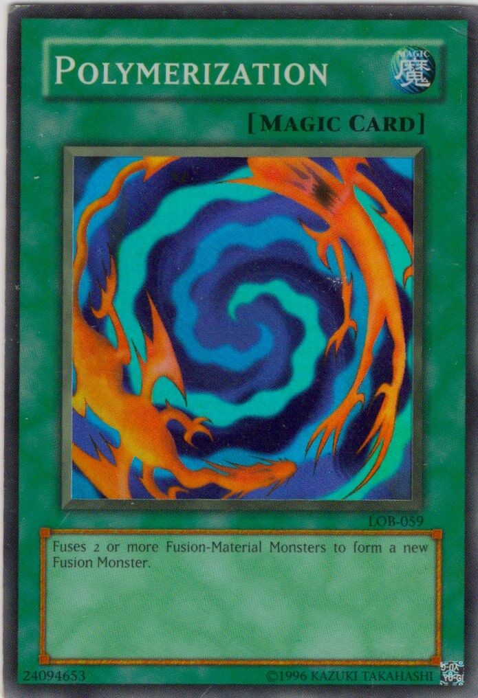 polymerization-lob059-super-rare-heavily-played Polymerization - LOB059 - Super Rare - Heavily Played