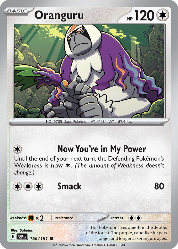 Oranguru - 156/191 - EN