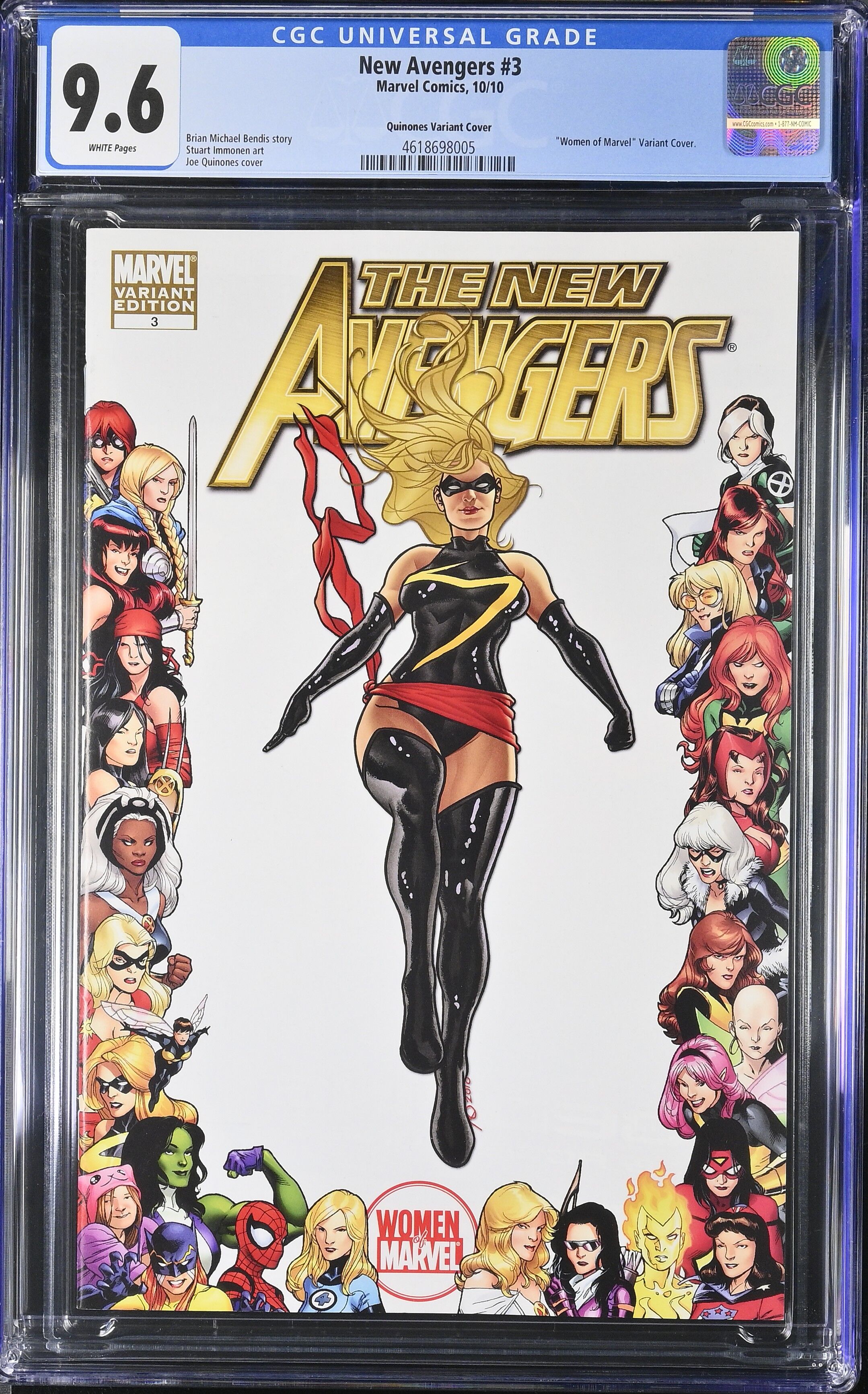 New Avengers Issue 3 - CGC 9.6 New Avengers Issue 3 - CGC 9.6