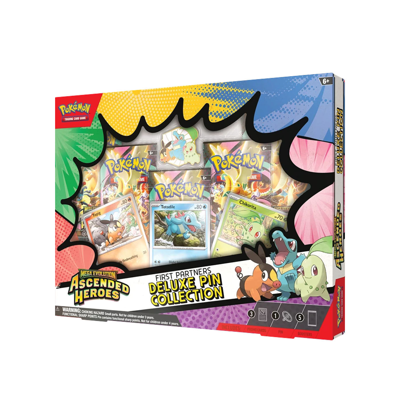 Mega Evolution ME02.5: Ascended Heroes First Partners Deluxe Pin Collection - EN Mega Evolution ME02.5: Ascended Heroes First Partners Deluxe Pin Collection - EN
