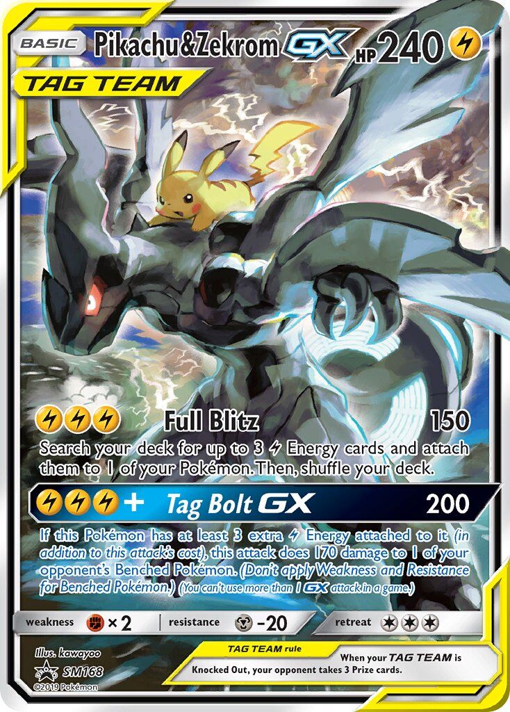 Pikachu & Zekrom-GX - SM168/SM168 - EN Pikachu & Zekrom-GX - SM168/SM168 - EN