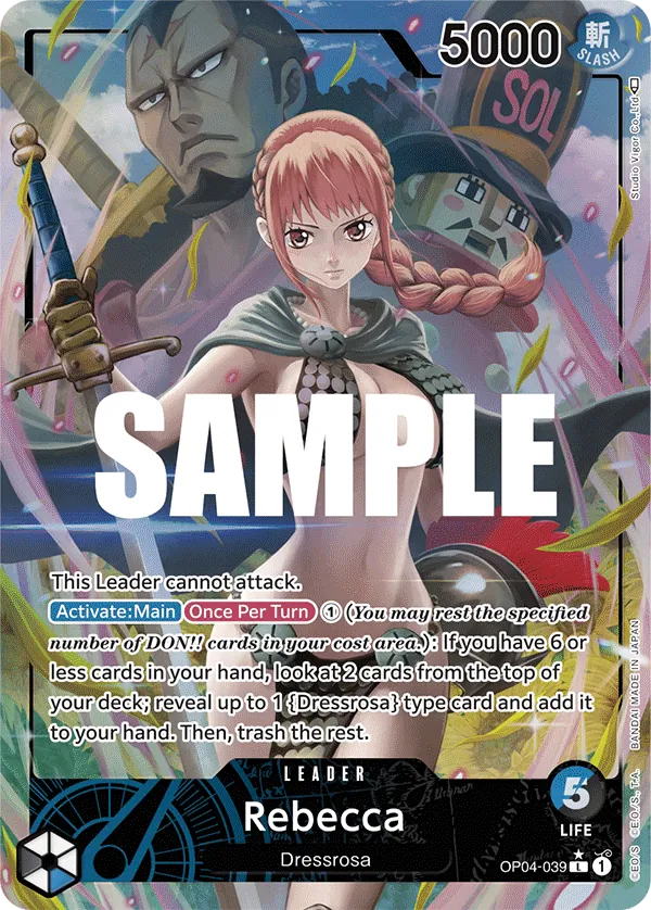Rebecca - OP04-039- Alternate Art - JP