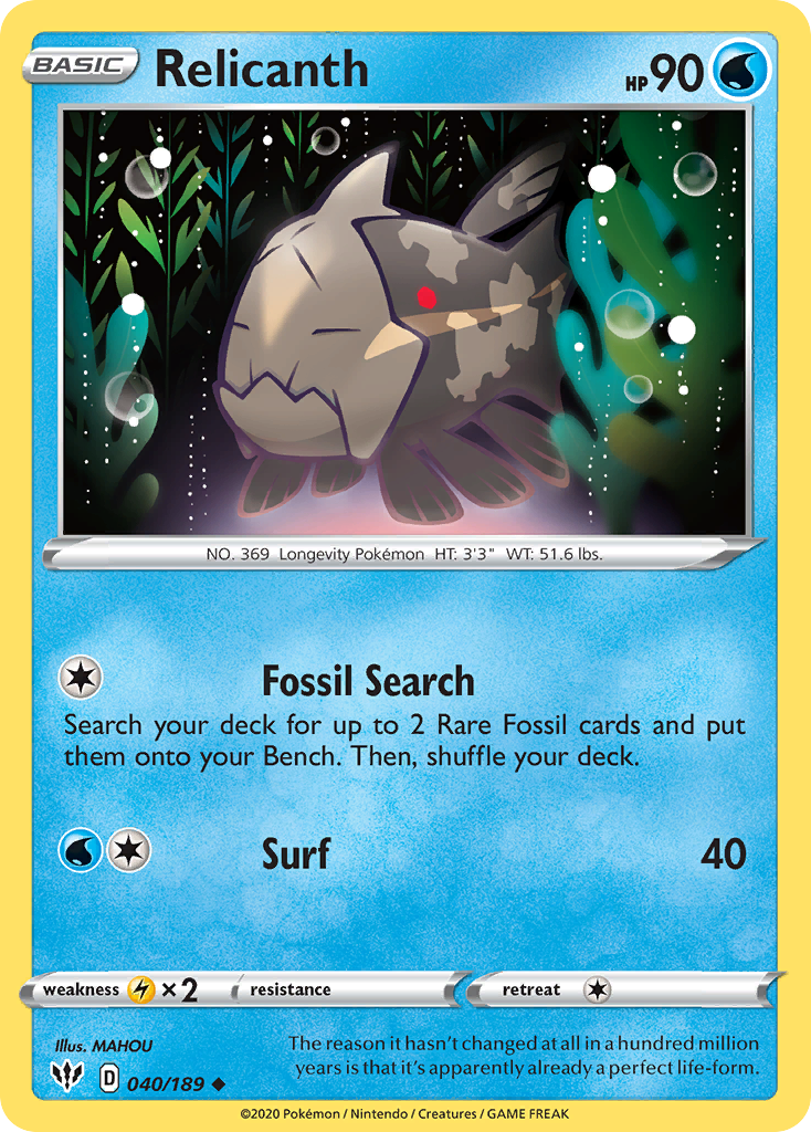 Relicanth - 040/189 - EN