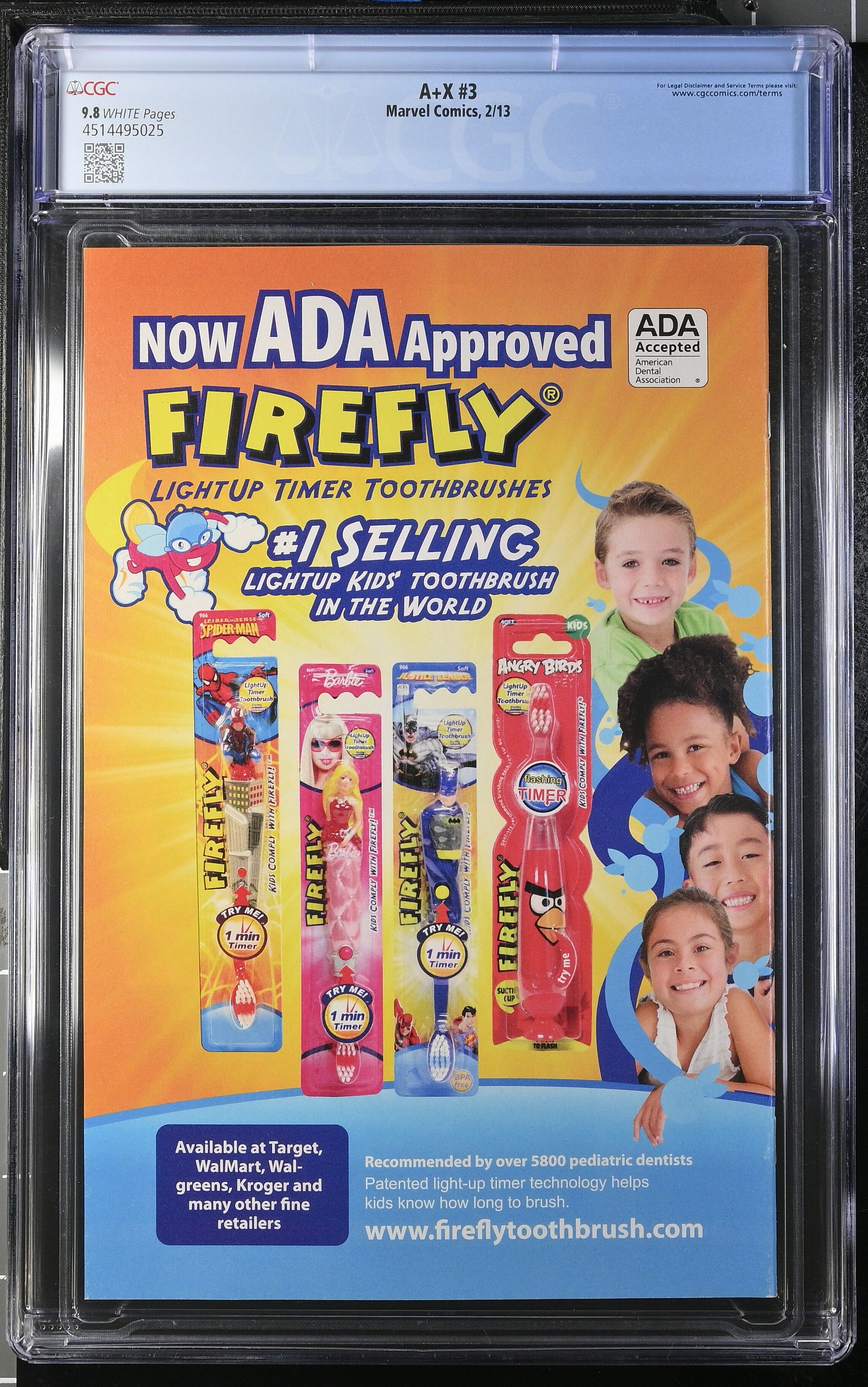 A+X #3 CGC 9.8 Top Pop!