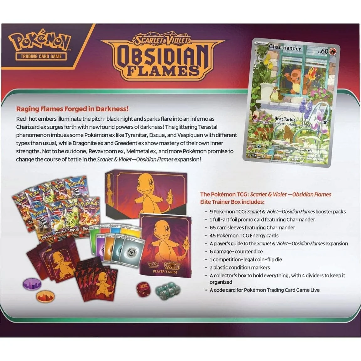 Pokémon TCG: Scarlet & Violet - Obsidian Flames Elite Trainer Box - EN