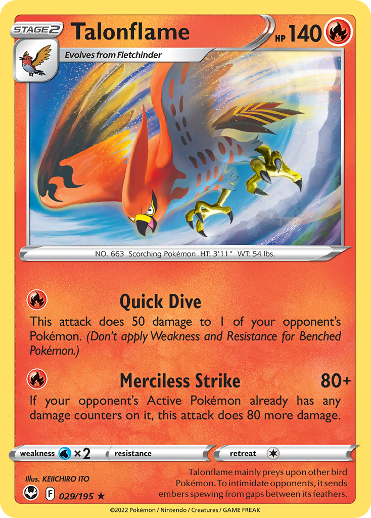 Talonflame - 029/195 - EN Talonflame - 029/195 - EN