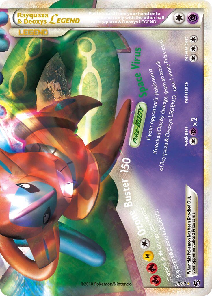 Rayquaza & Deoxys LEGEND - 90/91 - EN Rayquaza & Deoxys LEGEND - 90/91 - EN