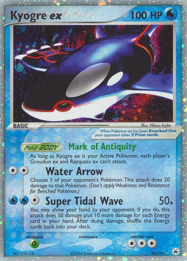 Kyogre ex - 94/101 - EN Kyogre ex - 94/101 - EN
