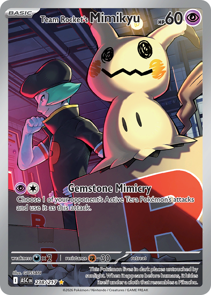 Team Rocket’s Mimikyu - 238/217 - EN