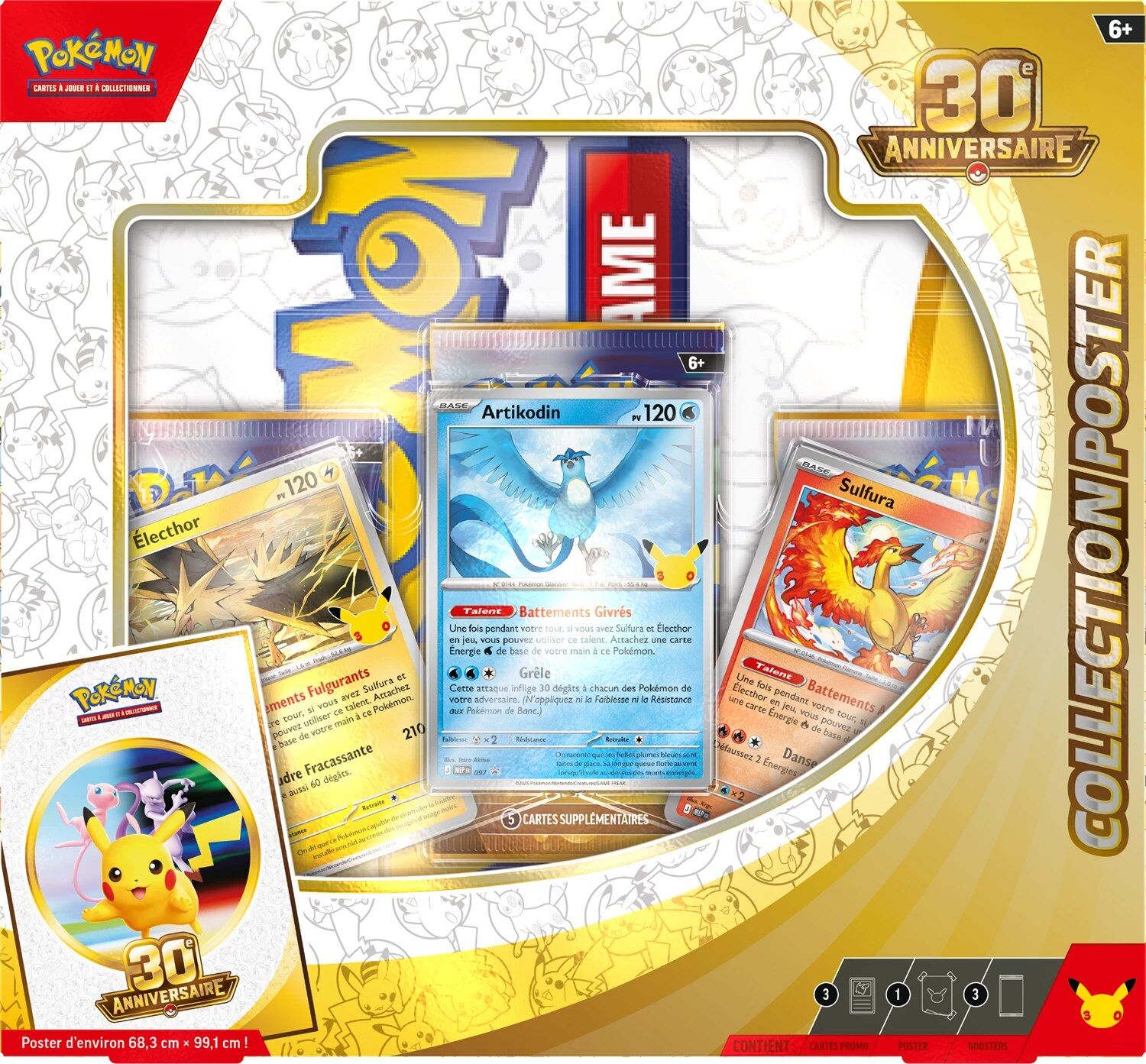 Pokémon JCC: 30ème Anniversaire Collection Poster - FR